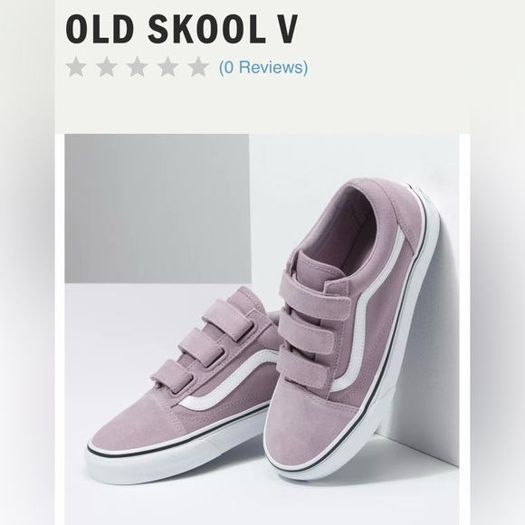 Lilac Old Skool Kids Vans👟 - Picture 2 of 10